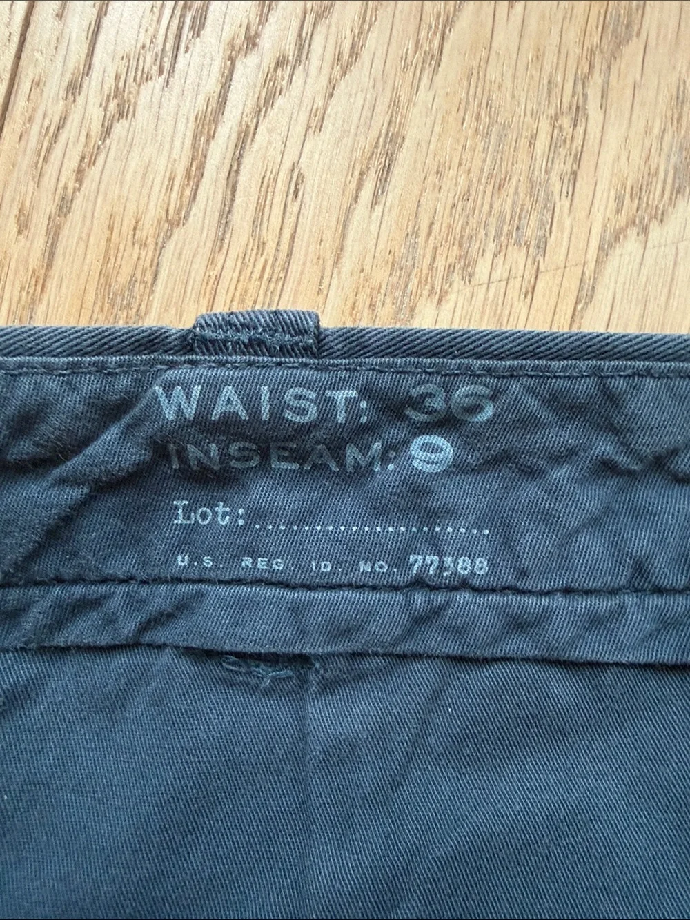 J. Crew Navy Flat-Front Cotton Shorts